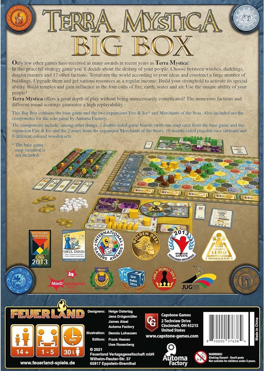 Terra Mystica: Big Box - WiredVillage Games - Capstone Games