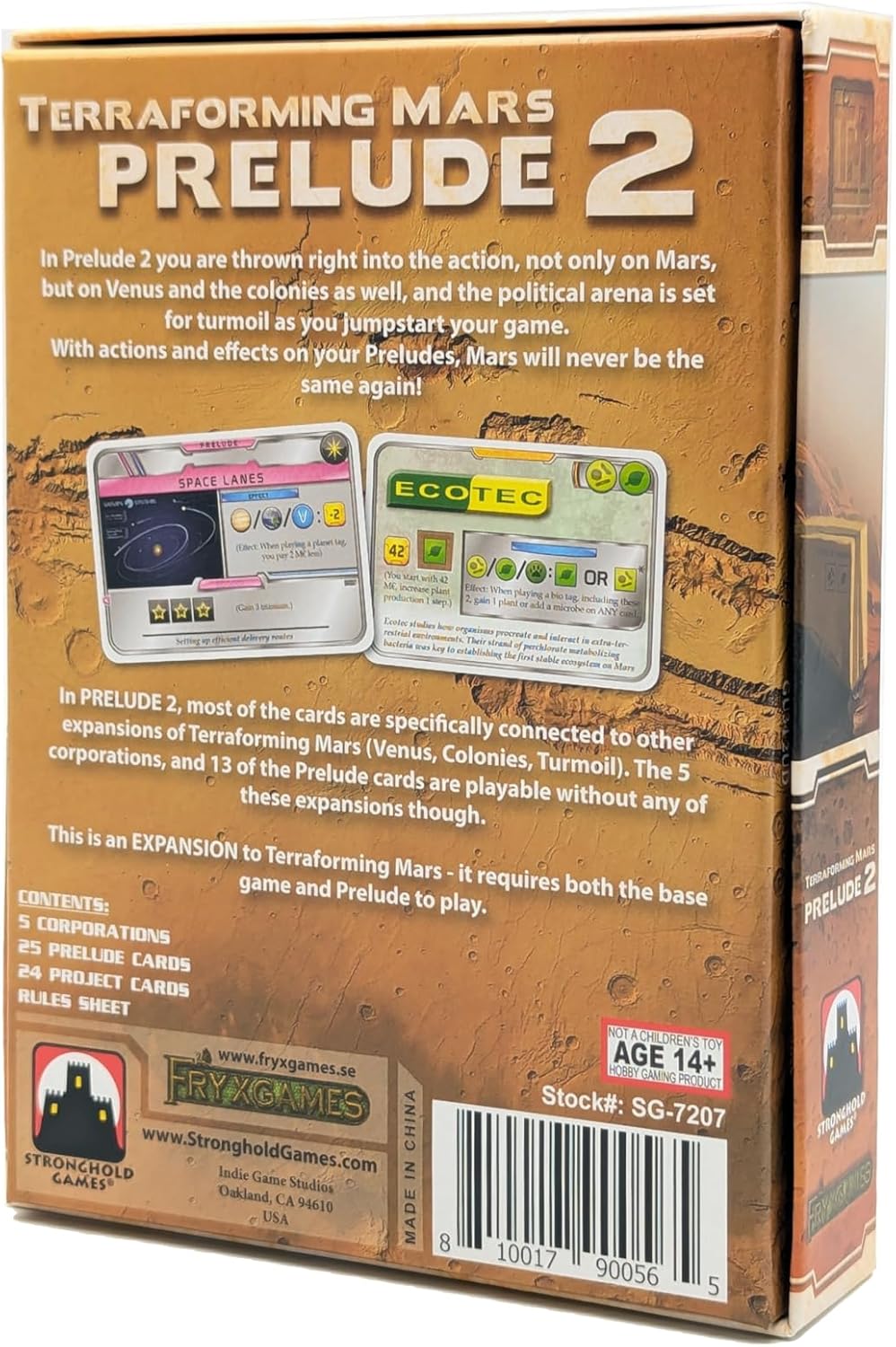 Terraforming Mars: Prelude 2 - WiredVillage Games - Stronghold Games