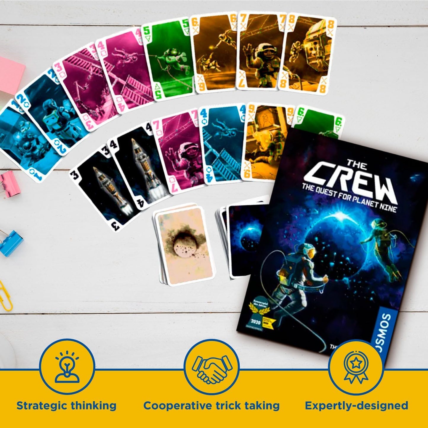 THE CREW Quest for Planet Nine Card Game - WiredVillage Games - Thames & Kosmos