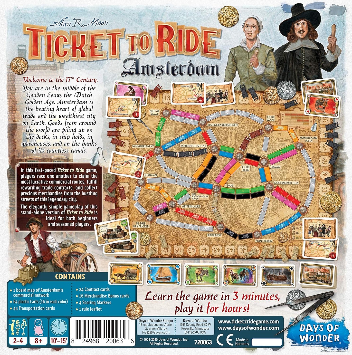 Ticket to Ride: Amsterdam - WiredVillage GamesWiredvillage Games