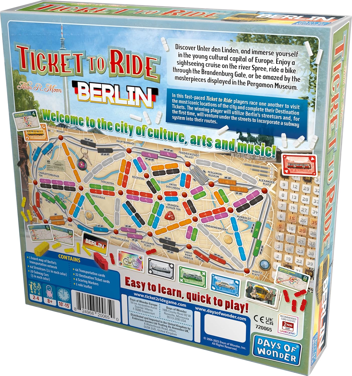 Ticket to Ride Berlin - WiredVillage Games - Days of Wonder