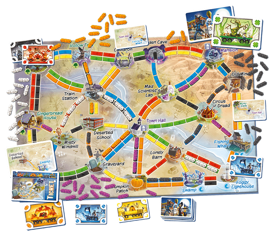 TICKET TO RIDE - GHOST TRAIN - WiredVillage GamesDays of Wonder