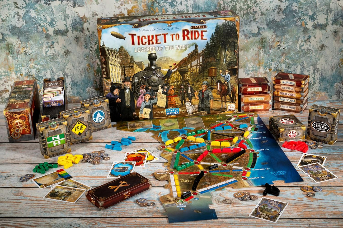 Ticket to Ride Legends Of The West - WiredVillage GamesDays of Wonder