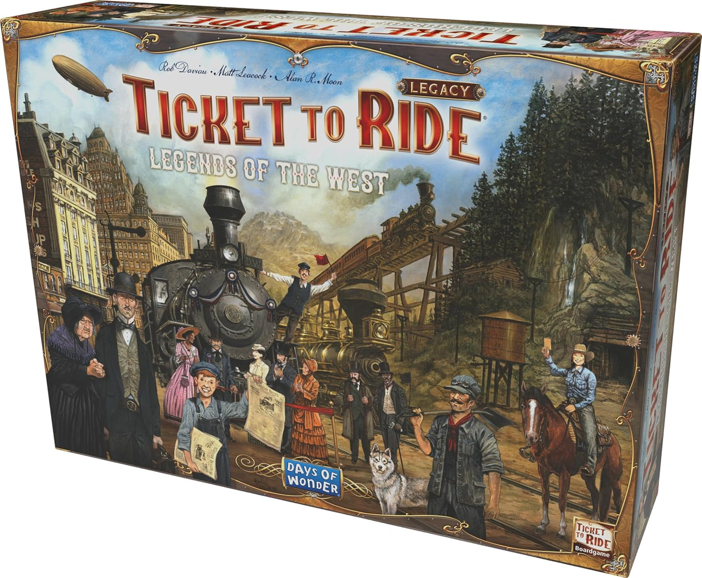 Ticket to Ride Legends Of The West - WiredVillage GamesDays of Wonder