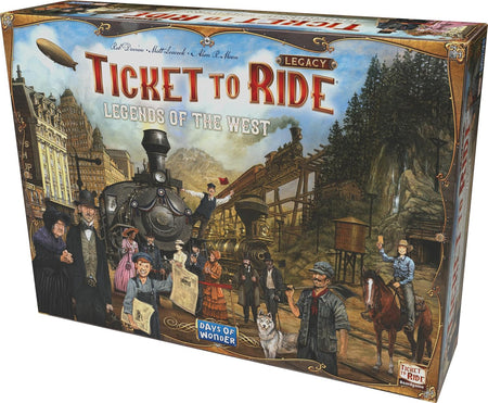 Ticket to Ride Legends Of The West - WiredVillage Games - Days of Wonder