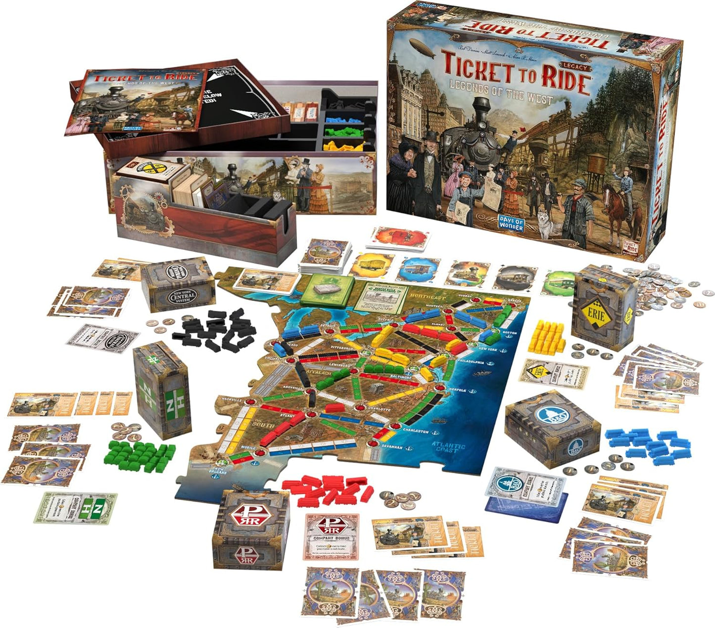 Ticket to Ride Legends Of The West - WiredVillage GamesDays of Wonder