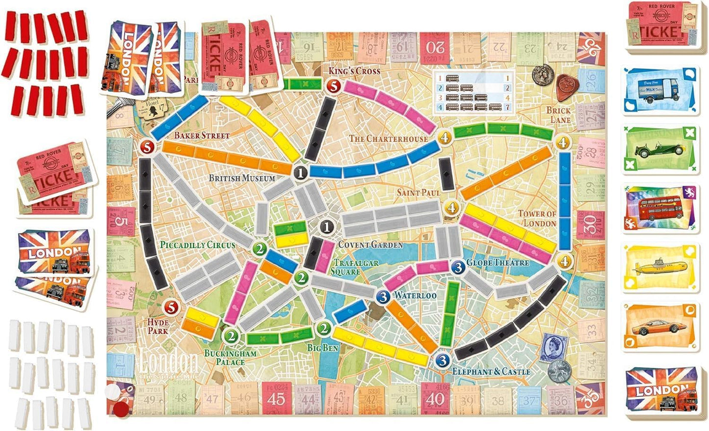 Ticket to Ride: London - WiredVillage Games - Days of Wonder