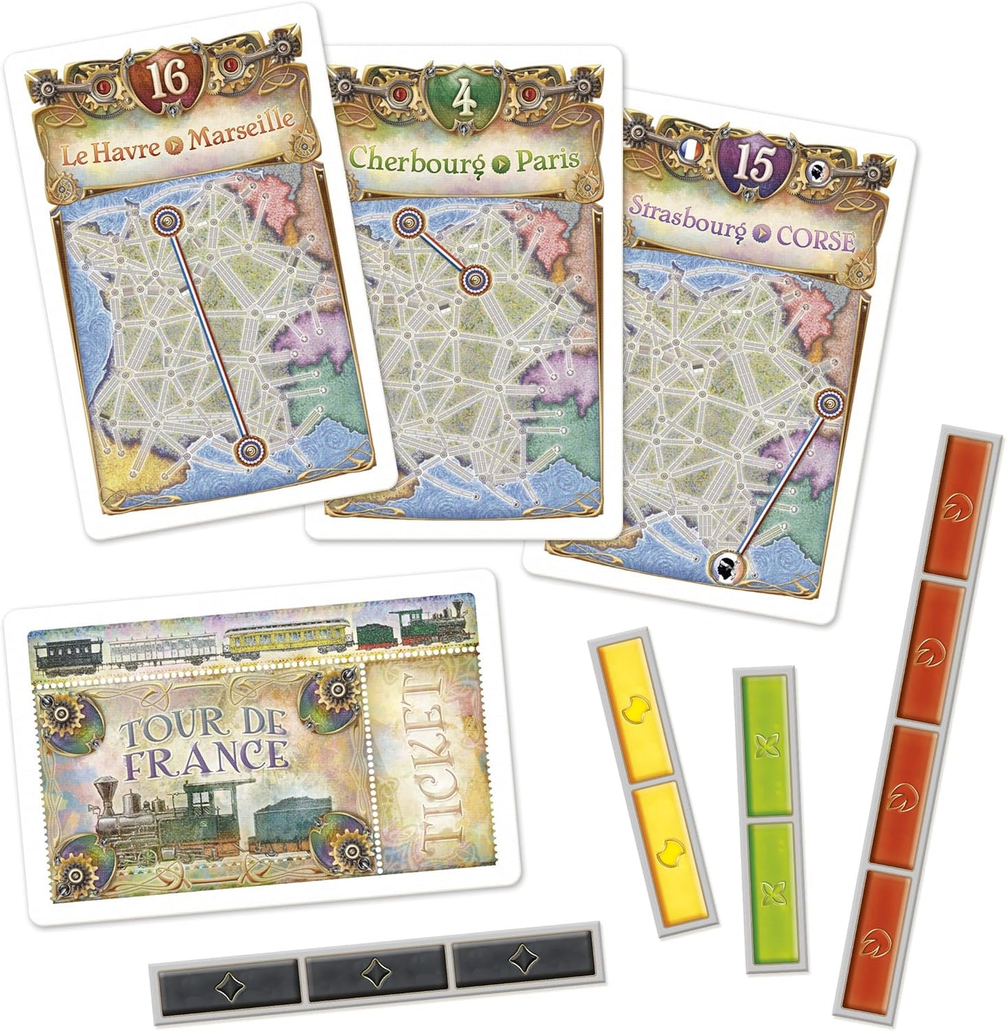 TICKET TO RIDE: MAP #6 - FRANCE / OLD WEST - WiredVillage Games - Wiredvillage Games