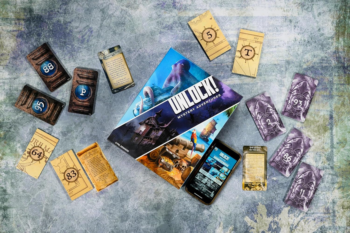 UNLOCK! Mystery Adventures Card Game - WiredVillage Games - Space Cowboys