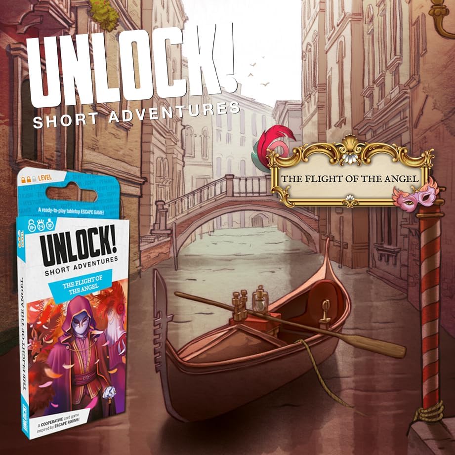 UNLOCK! - SHORT ADVENTURE #3: THE FLIGHT OF THE ANGEL - 1 PACK - WiredVillage GamesSpace Cowboys