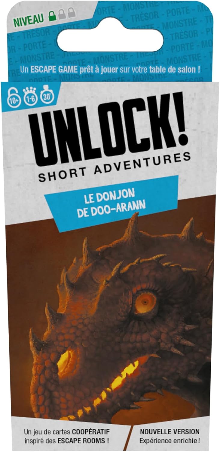 UNLOCK! - SHORT ADVENTURE #4: DOO - ARANN'S DUNGEON - 1 PACK - WiredVillage GamesWiredvillage Games