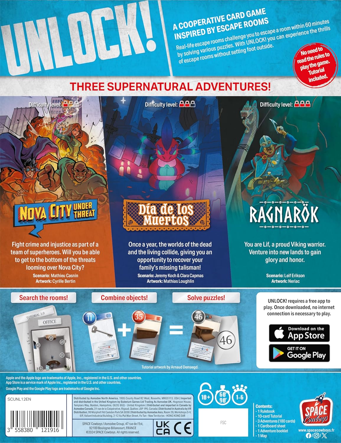 Unlock! Supernatural Adventures - WiredVillage GamesSpace Cowboys