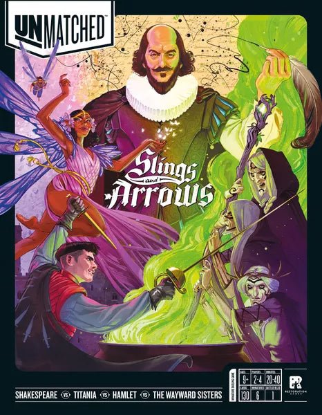 Unmatched: Slings and Arrows - WiredVillage Games - Restoration Games