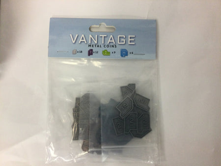 Vantage Metal Coins - WiredVillage Games - Stonemaier Games