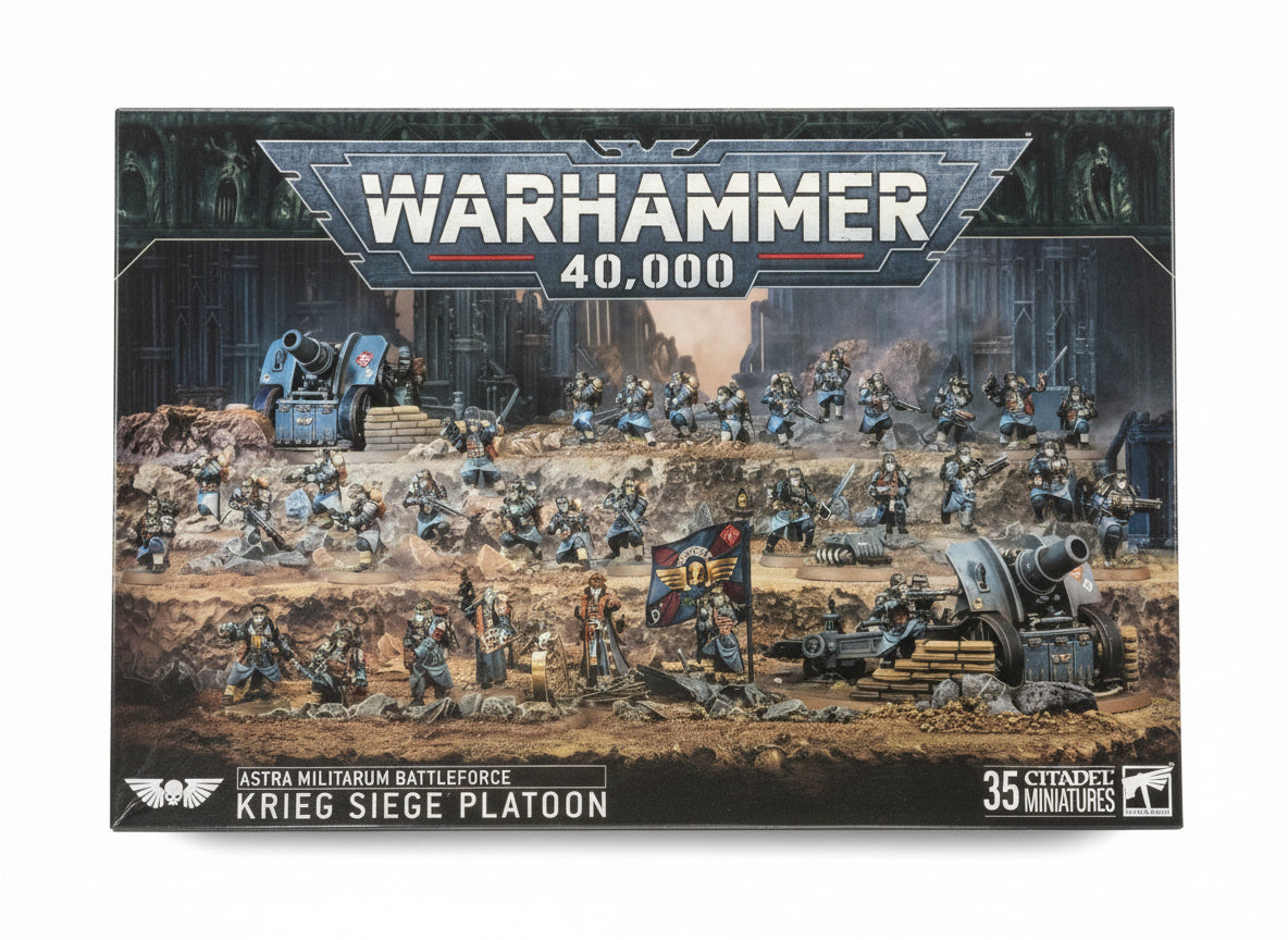 Warhammer 40K Astra Militarum: Krieg Siege Platoon - WiredVillage Games - Games Workshop