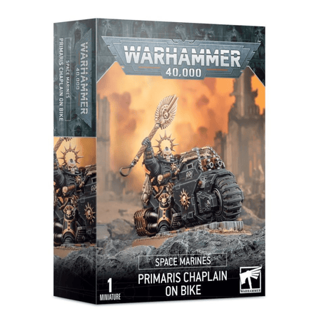 Warhammer 40k Space Marines: Primaris Chaplain on Bike - WiredVillage Games - Games Workshop WiredVillage Games
