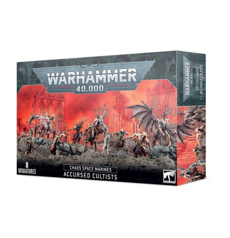 Warhammer 40k Chaos Space Marines: Accursed Cultists - WiredVillage Games - Games Workshop WiredVillage Games
