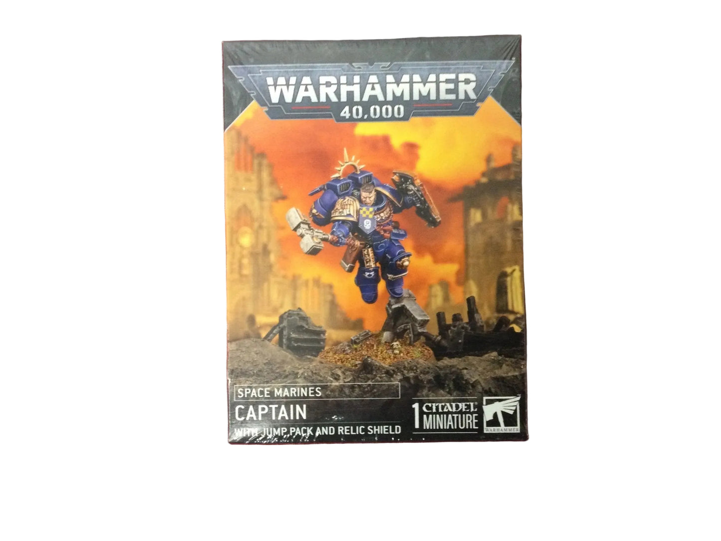 Warhammer 40k space Marines Captain - WiredVillage Games - Games Workshop