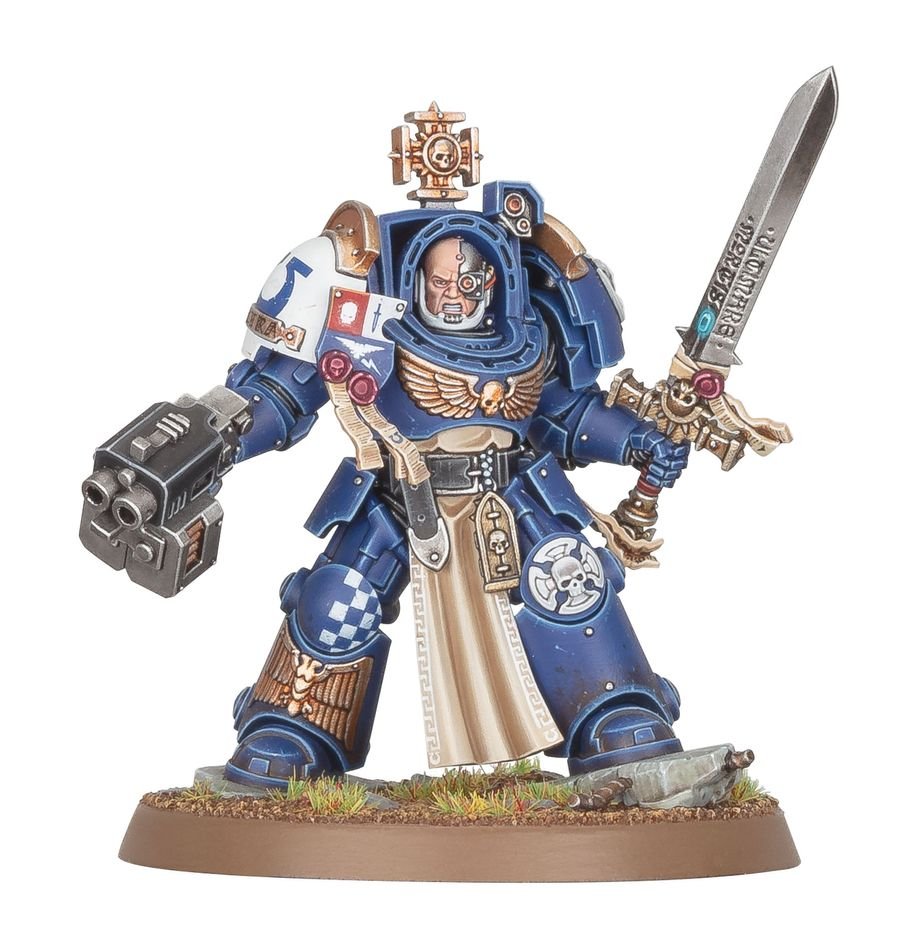 Warhammer 40k Space Marines: Captain in Terminator Armour - WiredVillage Games - Games Workshop