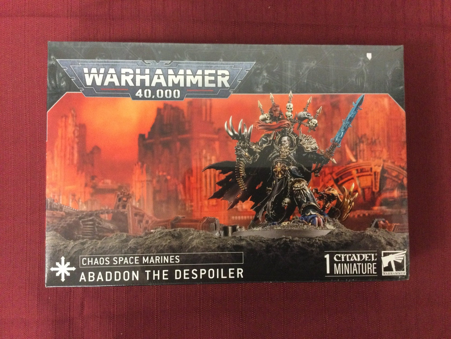 Warhammer 40k Chaos Space Marines: Abaddon the Despoiler - WiredVillage Games - Games Workshop WiredVillage Games