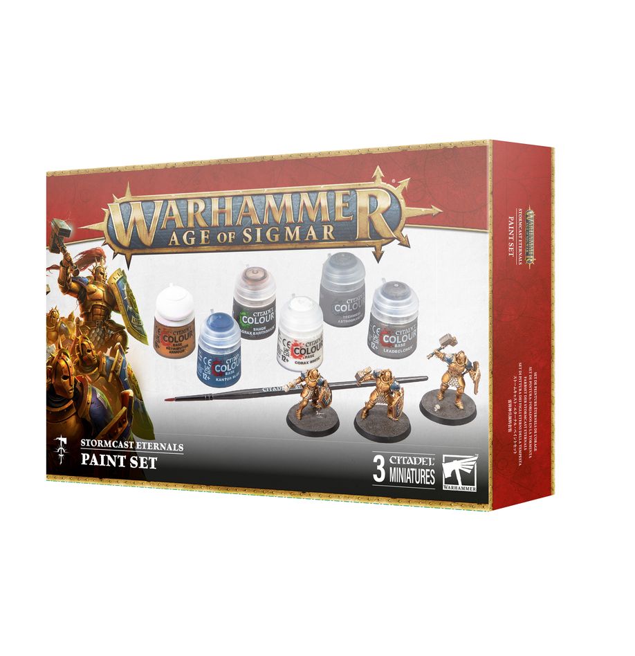 Warhammer Age Of Sigmar Paint Set - WiredVillage Games - Games Workshop