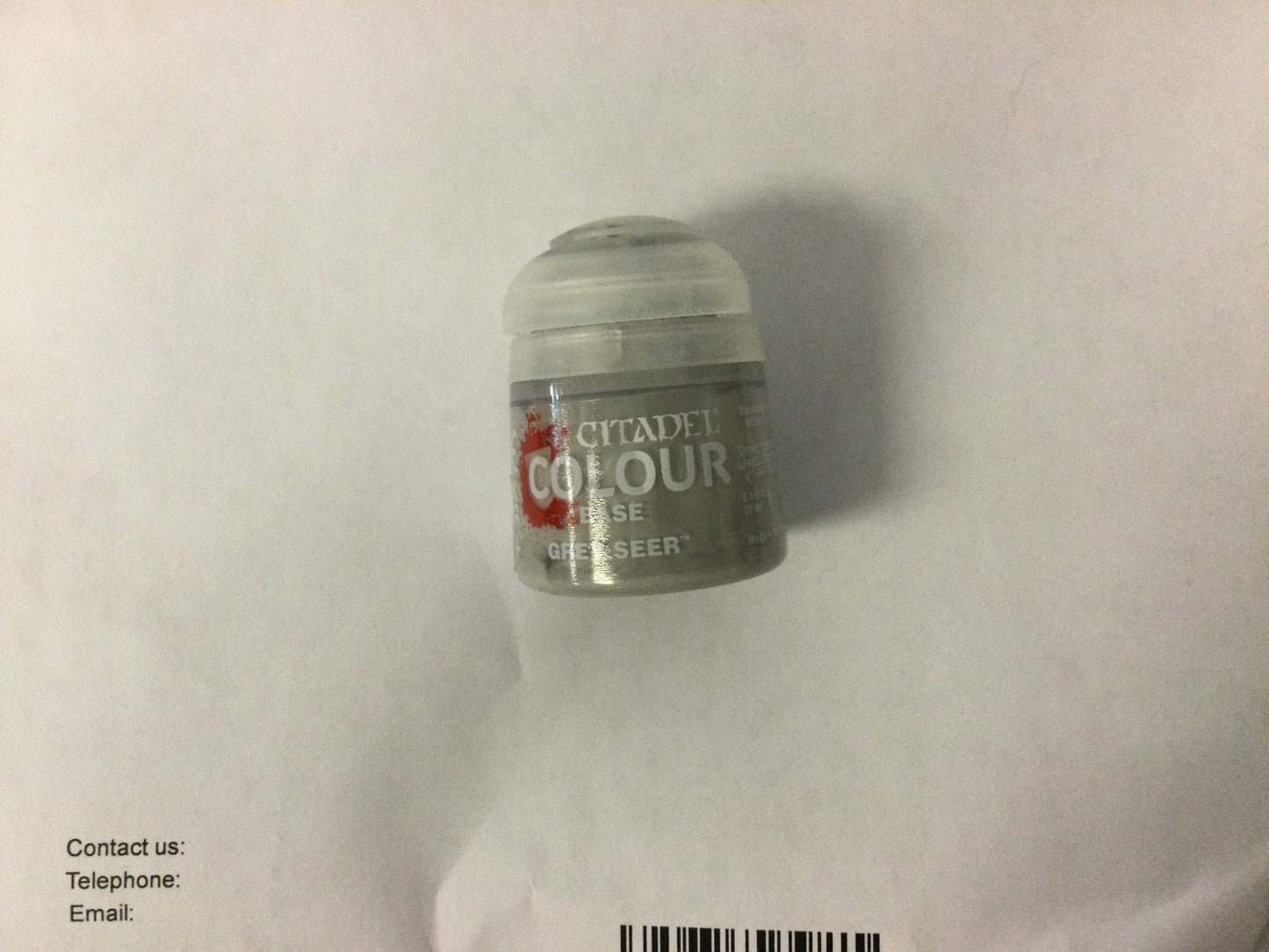 Warhammer Citadel Paint base Grey Seer - WiredVillage Games - Games Workshop