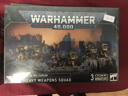 Warhammer 40K Astra Militarum – Heavy Weapons Squad - WiredVillage Games - Games Workshop
