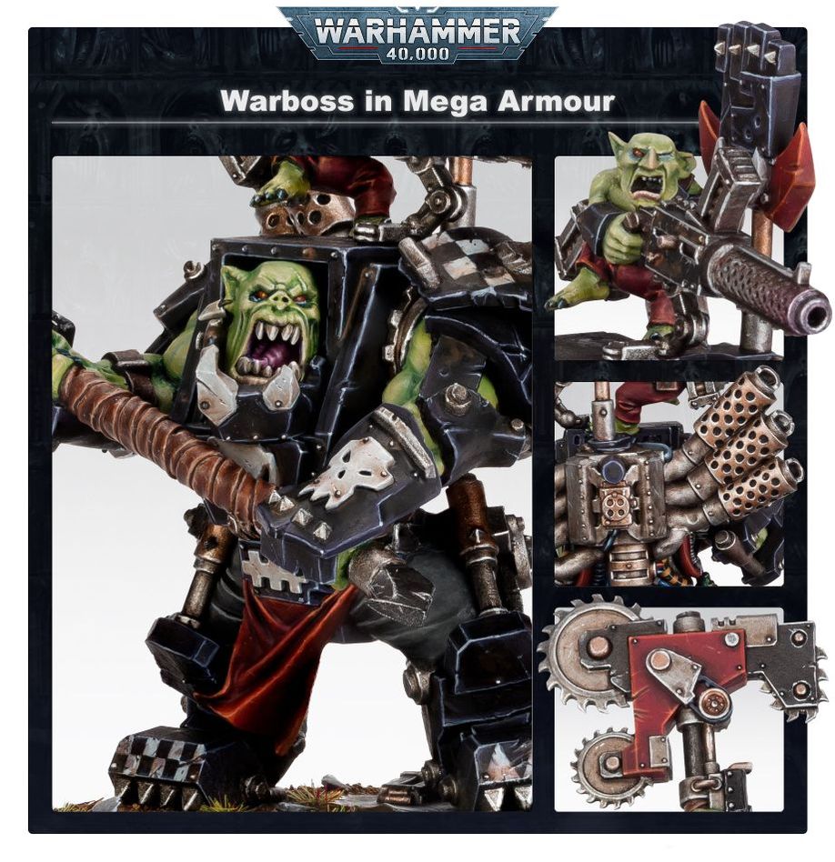 Warhammer: Warboss in Mega Armour - WiredVillage Games - Games Workshop