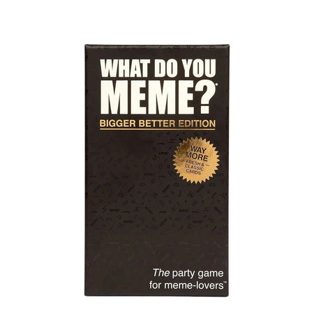WHAT DO YOU MEME? Bigger Better Edition - WiredVillage Games - Relatable
