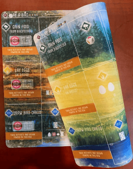 Wingspan Double - Sided Natural Rubber Playmat - WiredVillage Games - Stonemaier Games