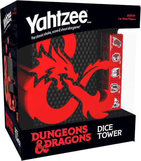YAHTZEE: Dungeons & Dragons Dice Tower - WiredVillage Games - Wiredvillage Games