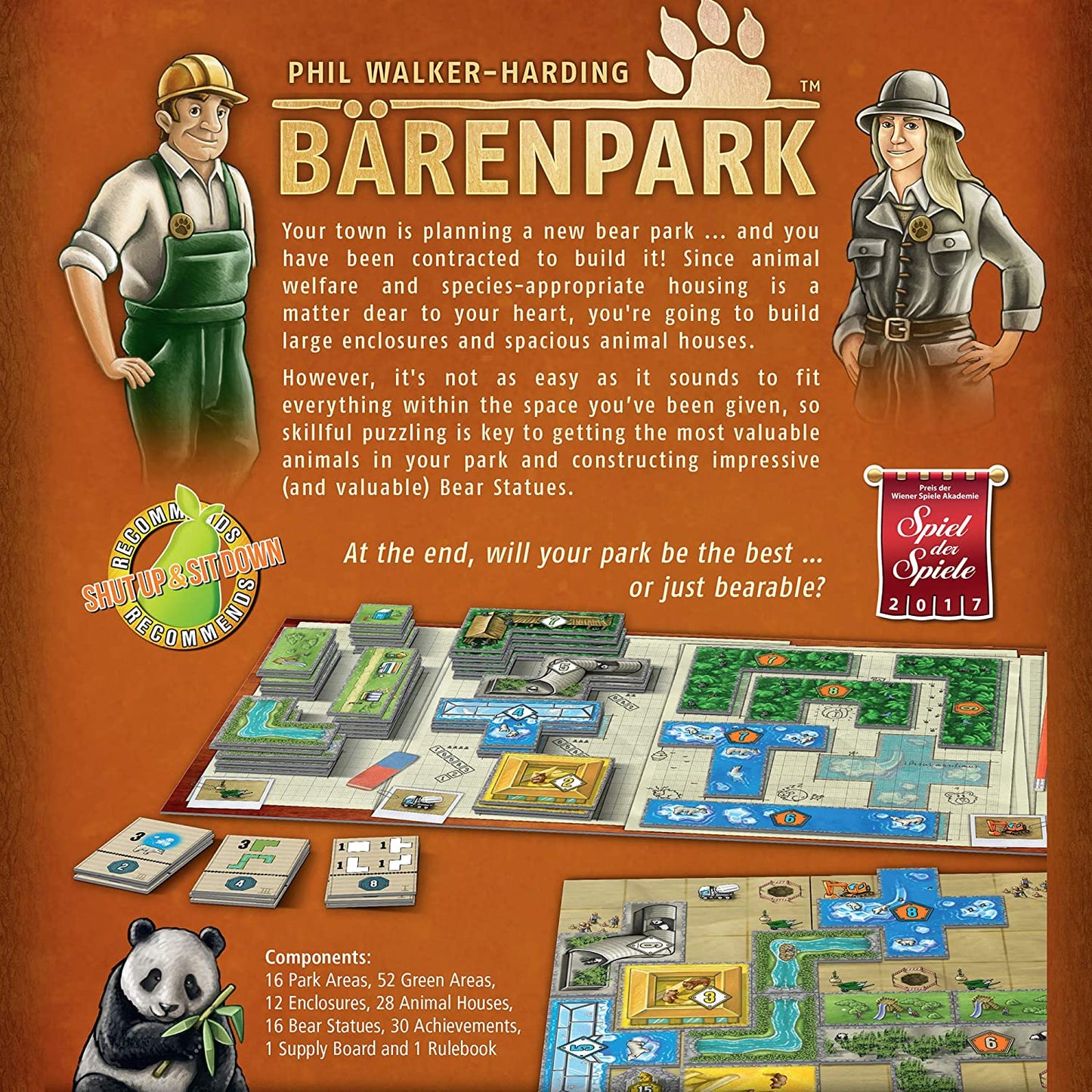 Barenpark Board Game - WiredVillage GamesLookout Games