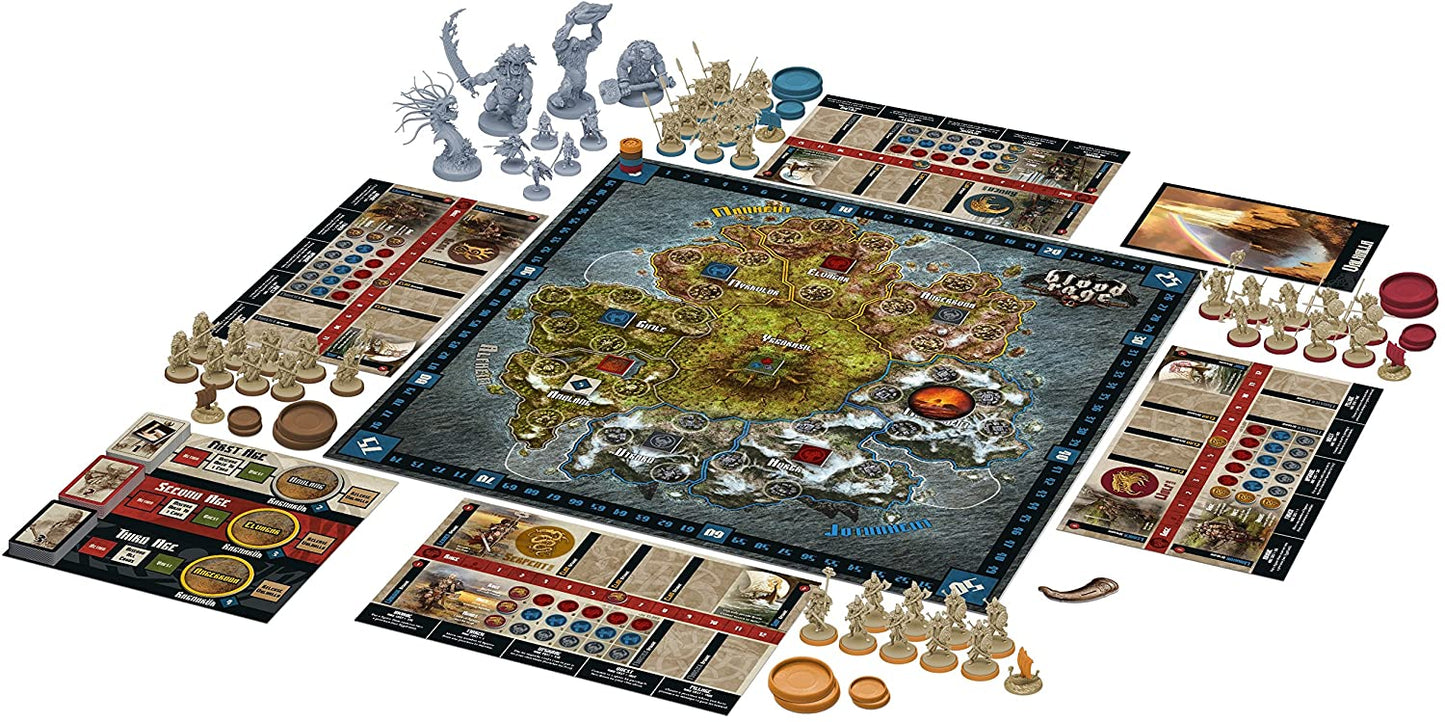 Blood Rage Board Game - WiredVillage Games - CMON