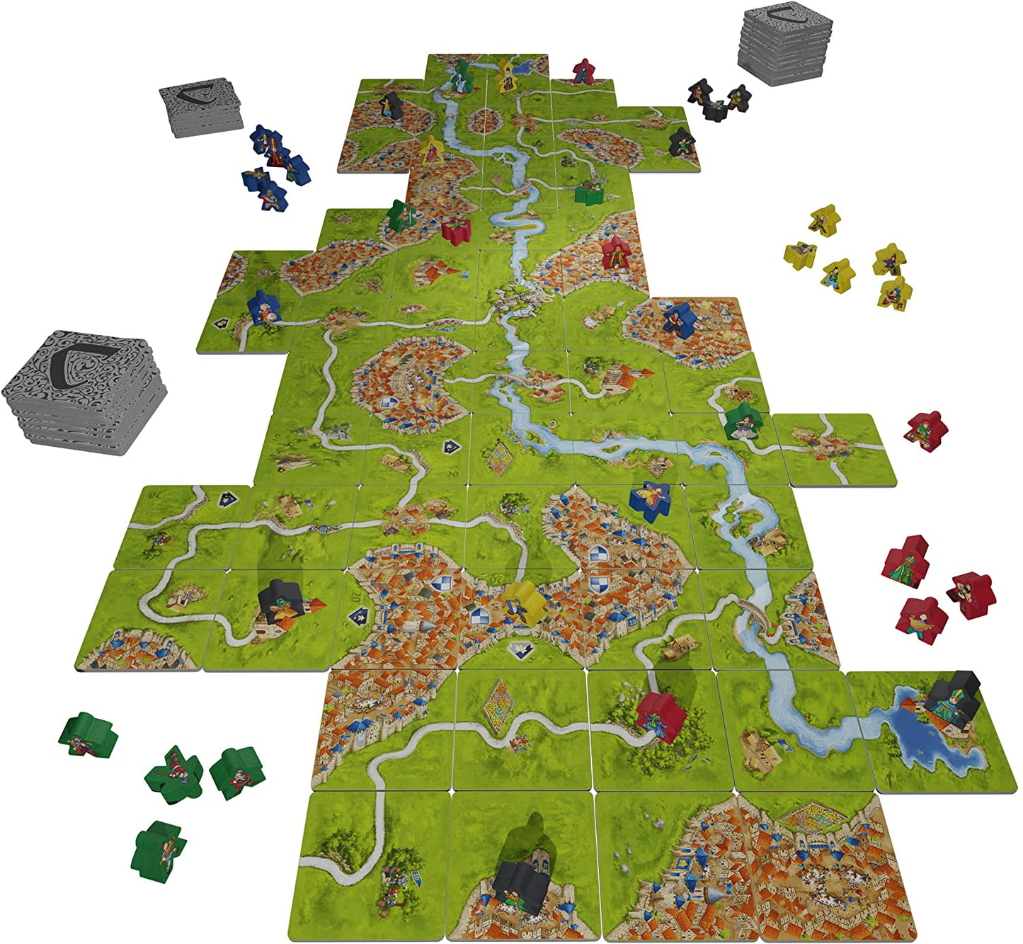 Carcassonne : 20th Anniversary Edition Board Game - WiredVillage GamesZ - Man Games