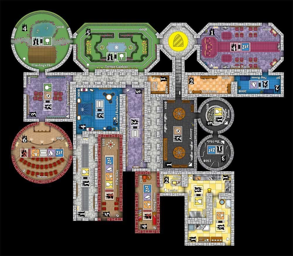 Castles of Mad King Ludwig Board Game - WiredVillage GamesBezier Games
