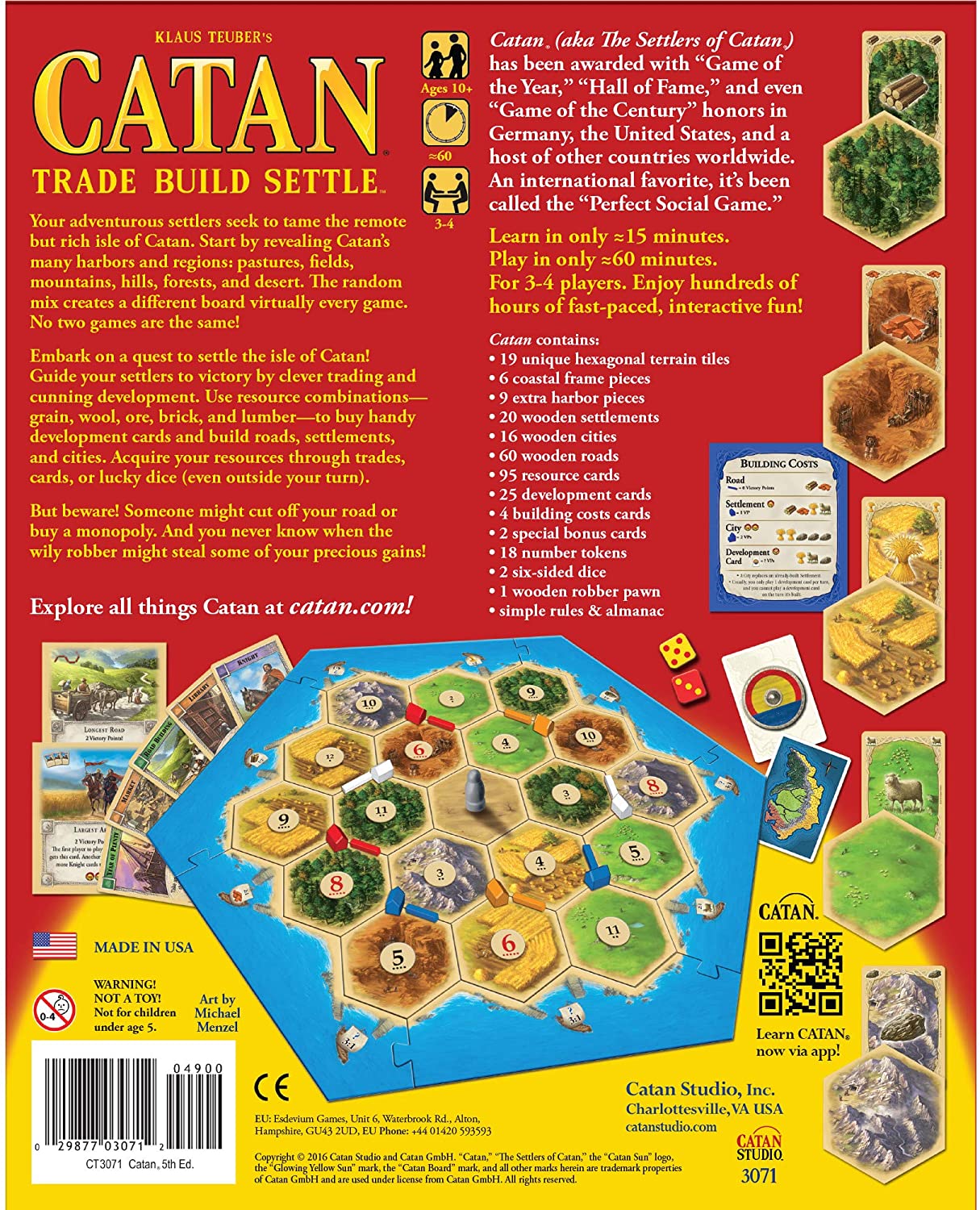 Catan Board Game (Base Game) - WiredVillage Games - Catan Studio