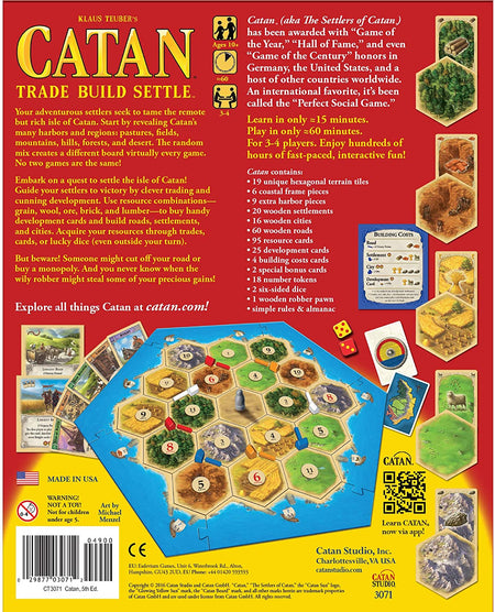 Catan Board Game (Base Game) - WiredVillage Games - Catan Studio