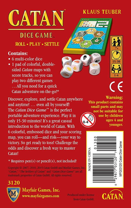 Catan Dice Game - WiredVillage Games - Catan Studio