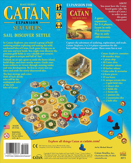 Catan Seafarers Board Game Expansion - WiredVillage Games - Catan Studio