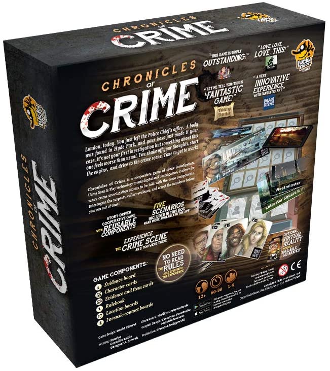 Chronicles of Crime - WiredVillage Games - Lucky Duck Games