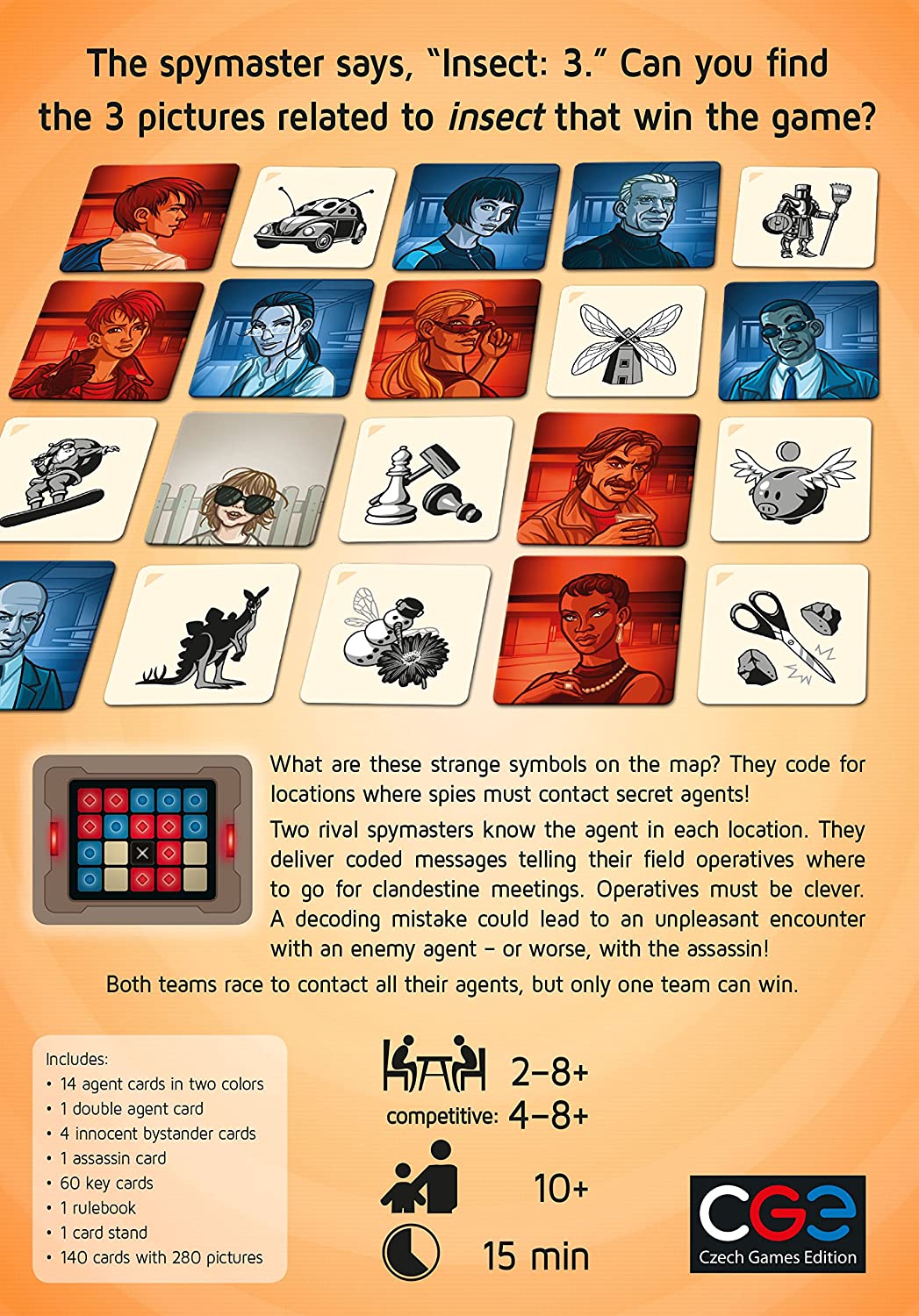 CODENAMES Pictures Board Game - WiredVillage Games - Czech Games Edition