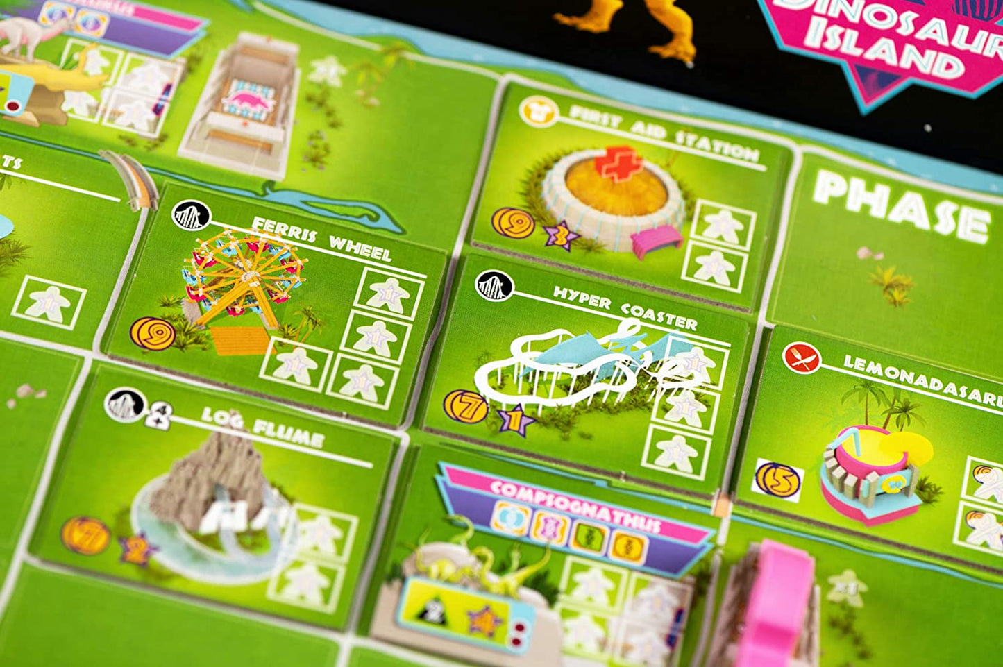 Dinosaur Island Family - Friendly Board Game - WiredVillage Games - Pandasaurus Games