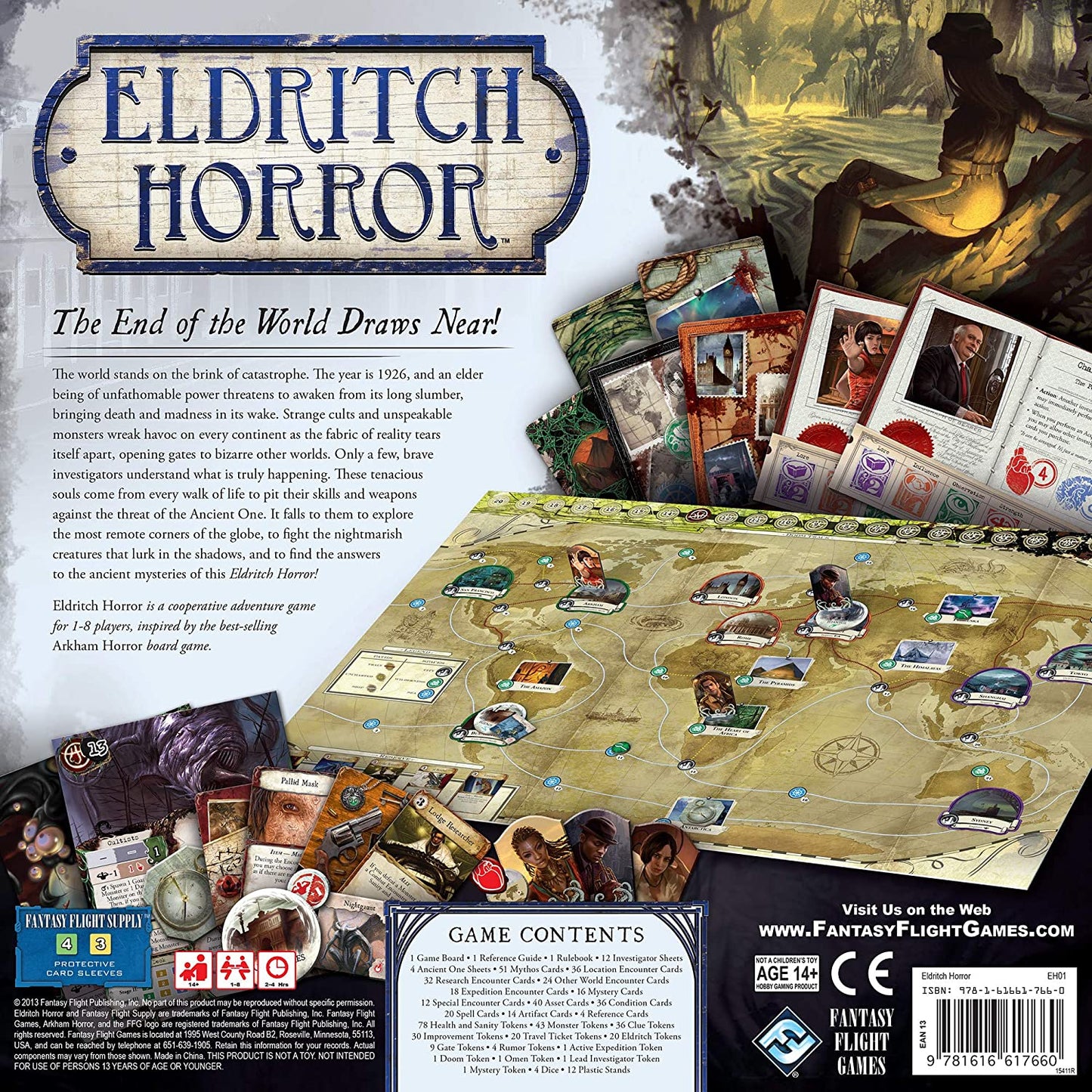 Eldritch Horror Board Game - WiredVillage Games - Fantasy Flight Games
