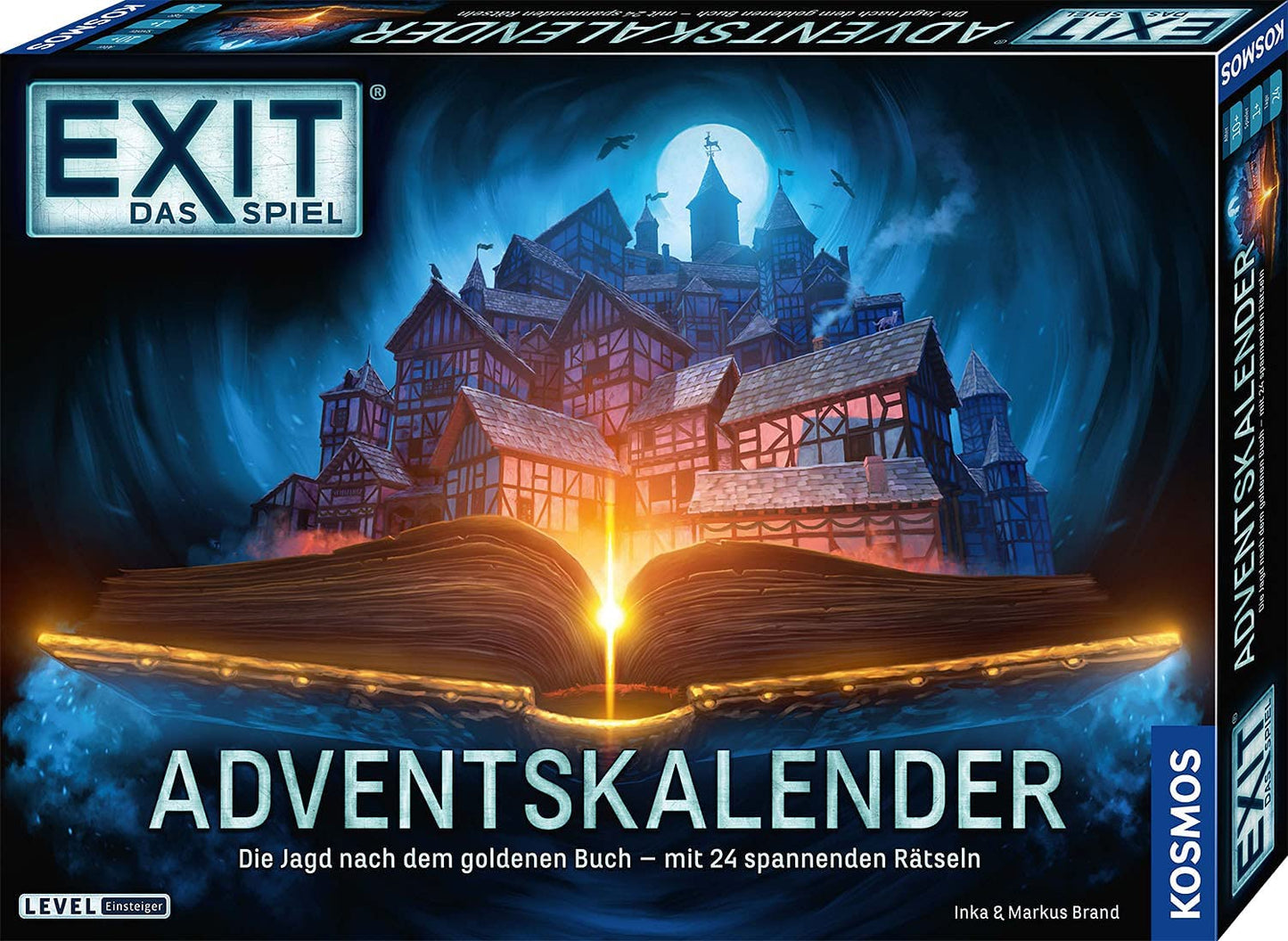 EXIT: ADVENT CALENDAR THE HUNT FOR THE GOLDEN BOOK - WiredVillage Games - Wiredvillage Games