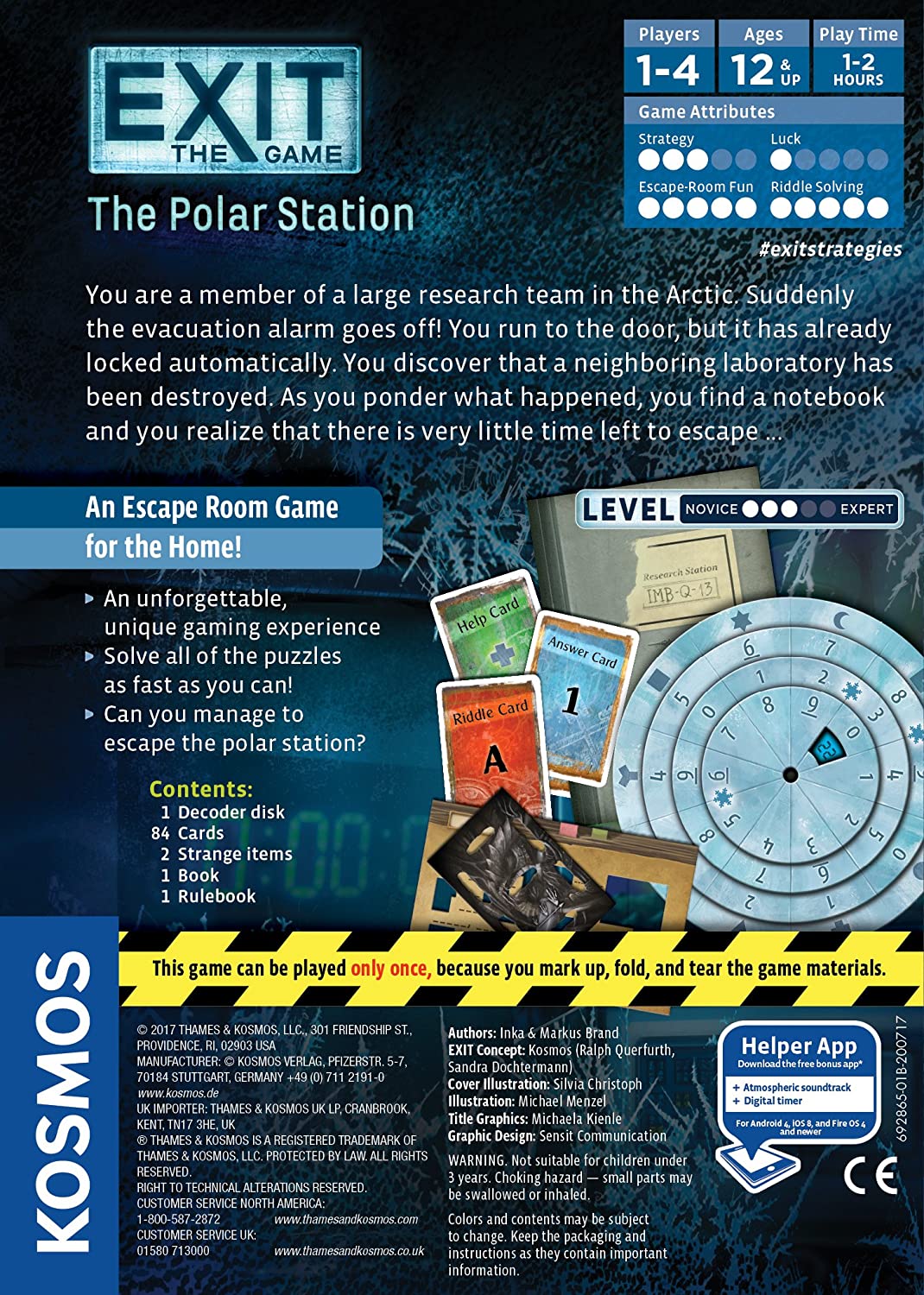 Exit: The Polar Station - WiredVillage Games - Thames & Kosmos
