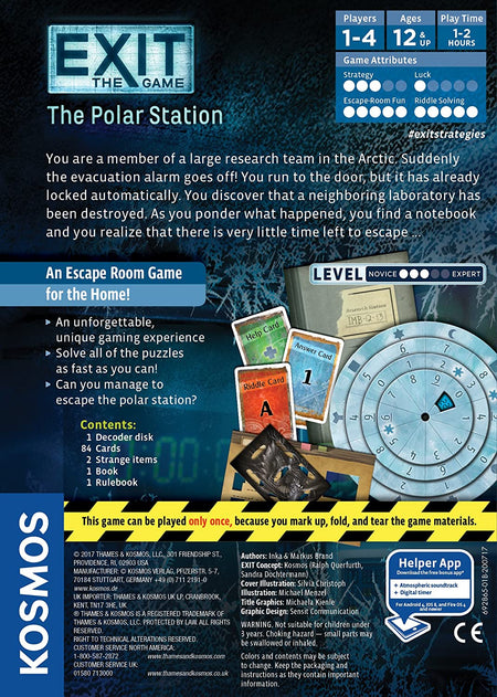 Exit: The Polar Station - WiredVillage Games - Thames & Kosmos