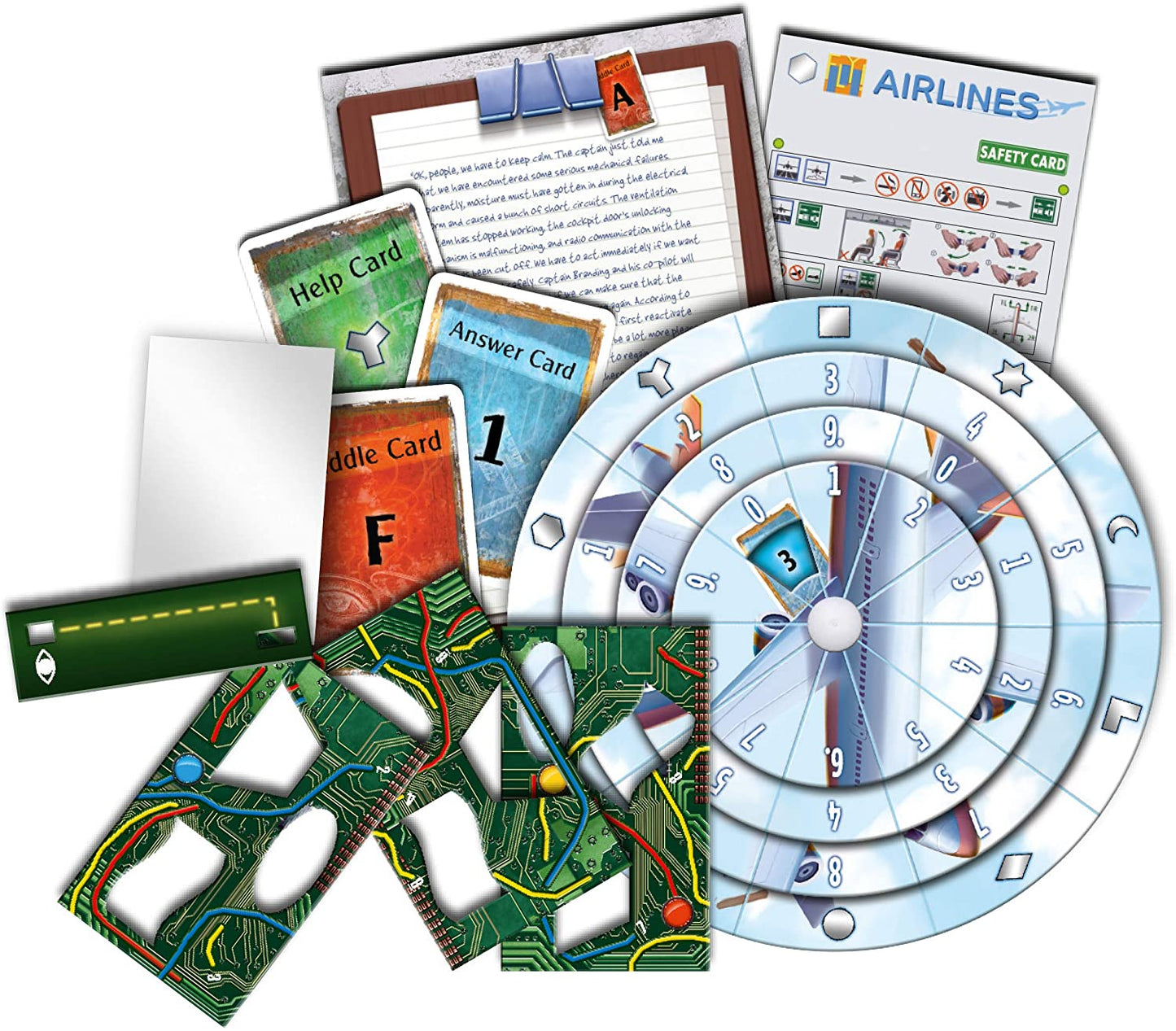 EXIT : The Stormy Flight Board Game - WiredVillage Games - Thames & Kosmos