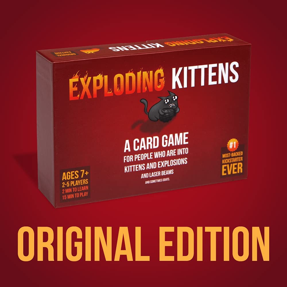 Exploding Kittens Board Game - WiredVillage Games - Exploding Kittens