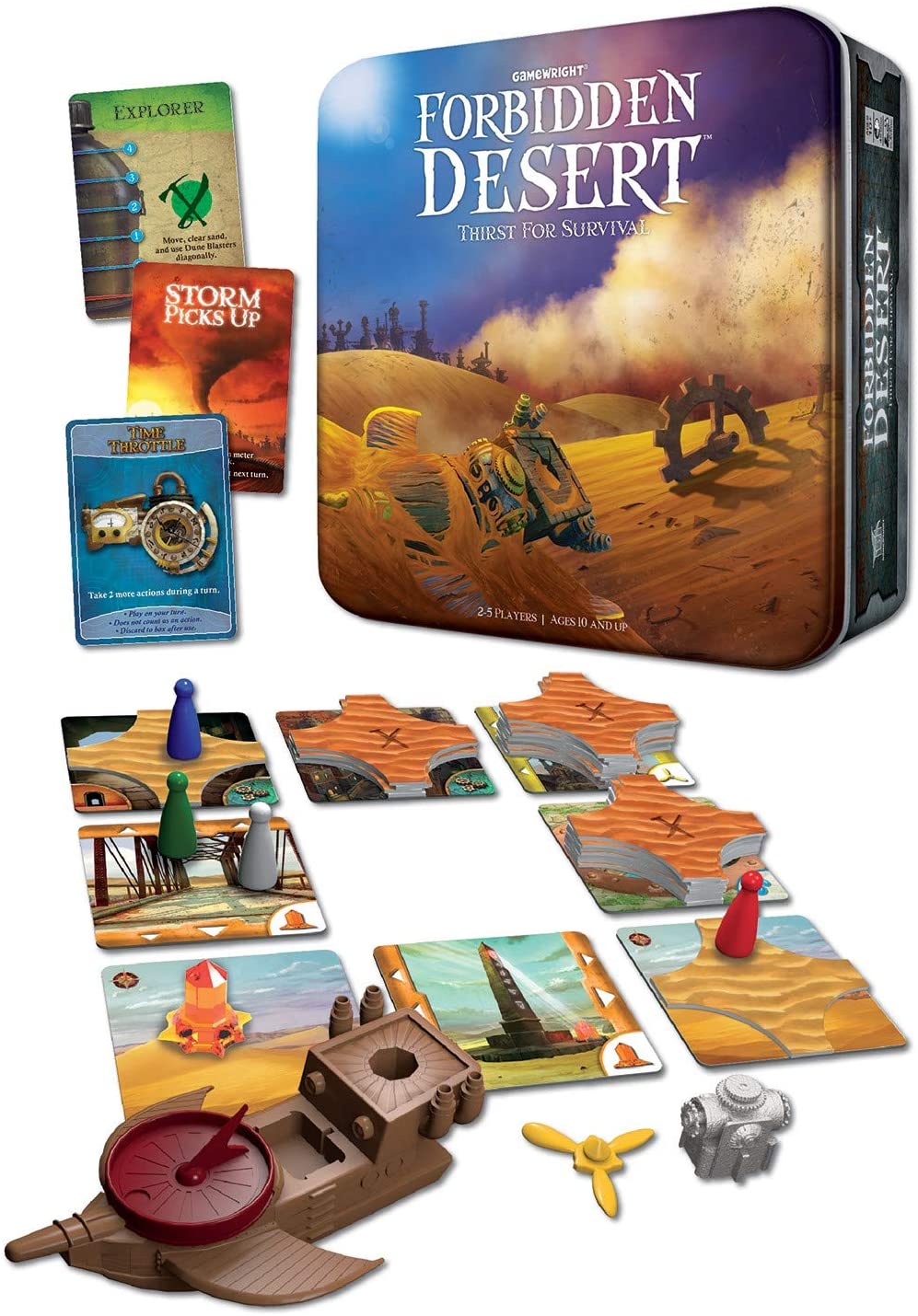 Forbidden Desert Board Game - WiredVillage Games - Gamewright
