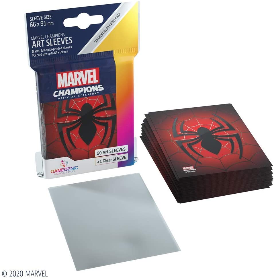 Marvel Art Sleeves: Spider - Man - WiredVillage Games - Gamegenic